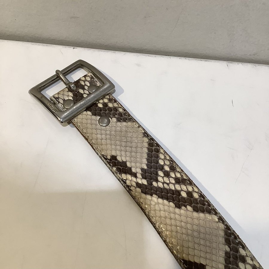 VISVIM ビズビム DIAMOND PYTHON BELT ダイヤモンド パイソン