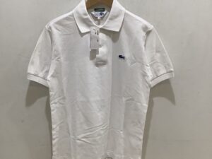 LACOSTE ラコステ PH140BL ドロップテイル ポロシャツ ホワイト サイズ2
