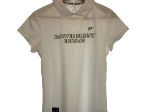 MASTER BUNNY EDITION マスターバニーエディション 759-2160502 ポロシャツ ホワイト 刺繍 サイズ1 買い取りました！
