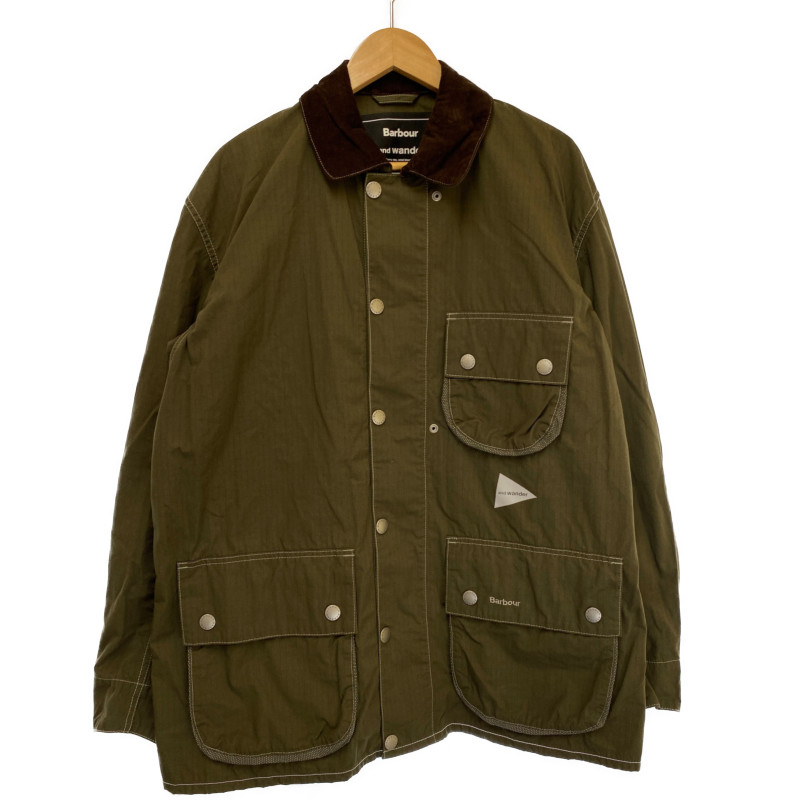 and wander × barbour CORDURA shirt-