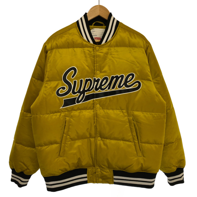 Supreme シュプリーム 2016A/W Script Varsity Puffy Jacket ...