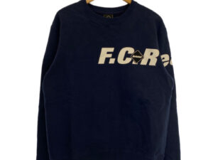 F.C.Real Bristol エフシーレアルブリストル FCRB-192066 STRADDLE LOGO CREW NECK SWEAT スウェットシャツ ネイビー Sサイズ 買い取りました！