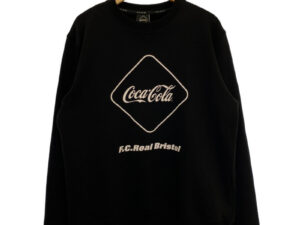 F.C.Real Bristol エフシーレアルブリストル FCRB-200017 COCA-COLA EMBLEM CREWNECK SWEAT コカ・コーラ スウェットシャツ ブラック Lサイズ 買い取りました！