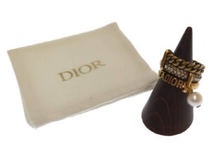 Christian Dior クリスチャンディオール J’Adior ジャディオール 3連リング 指輪 ゴールドカラー 12号 買い取りました！