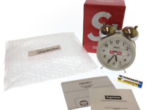 Supreme シュプリーム × SEIKO セイコー QHK908WL 2022AW Alarm Clock アラームクロック 時計 目覚まし時計 ホワイト 買い取りました！
