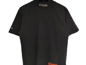 HERON PRESTON ヘロンプレストン Tシャツ ブラック ハイネック Sサイズ 買い取りました！