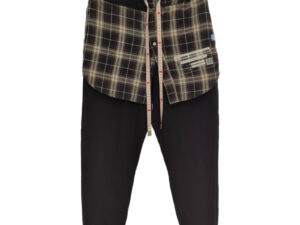 Maison MIHARA YASUHIRO メゾン ミハラヤスヒロ A04PT592 shirt docking pants シャツドッキングパンツ ブラック サイズ48 買い取りました！