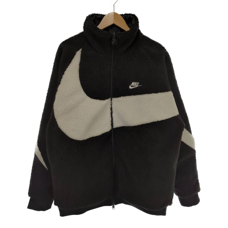 新品 NIKE XLサイズ BIG SWOOSH ボア ジャケット リバーシブルメンズXL ...