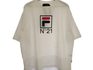 N21 ヌメロ ヴェントゥーノ × FILA フィラ 20S-12-C100 Tシャツ ホワイト Lサイズ 買い取りました！
