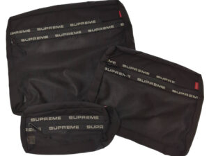 Supreme シュプリーム 22AW Organizer Pouch Set クラッチバッグ ポーチ 3点セット ブラック 買い取りました！