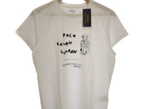 POLO RALPH LAUREN ポロ ラルフローレン Tシャツ POLO BEAR ポロベア プリント ホワイト Mサイズ  買い取りました！