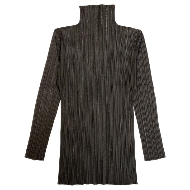 PLEATS PLEASE ISSEY MIYAKE プリーツプリーズ イッセイミヤケ PP04-JK604 ブラウス グレー ハイネック サイズ3  買い取りました！ | BUY＆SELL PALSTOCK