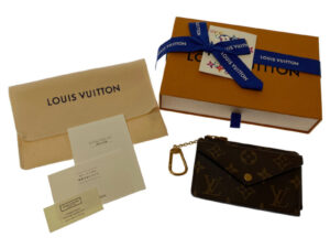 Louis Vuitton ルイヴィトン キーリング付き カードケース ポルト カルト・レクト ヴェルソ モノグラム 箱・保存袋付き 買い取りました！
