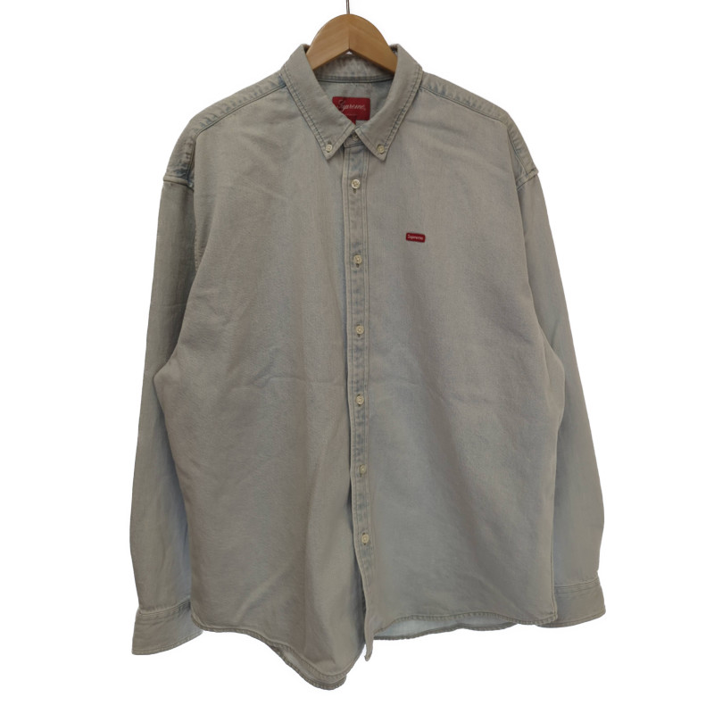 23SS Supreme Small box shirt デニム denim L | www.trevires.be