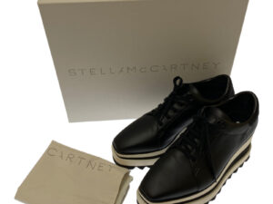STELLAMcCARTNEY ステラマッカートニー 厚底 スニーカー ブラック サイズ37.5 23.5cm 箱・保存袋付き 買い取りました！